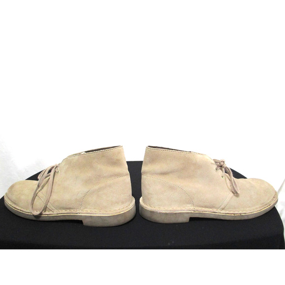 Clarks Beige Suede Chukka Desert Boots Men Sz 8 - Picture 8 of 10